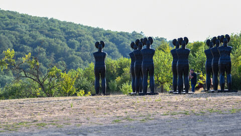 Ministerpräsident Boris Rhein in der Keltenwelt Glauberg zu 50 Jahre Wetteraukreis
