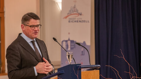 Ministerpräsident Boris Rhein beim Jahresempfang der Gemeinde Eichenzell