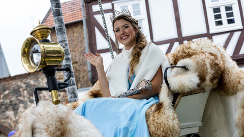 Festzug zum Abschluss des 61. Hessentags in Fritzlar