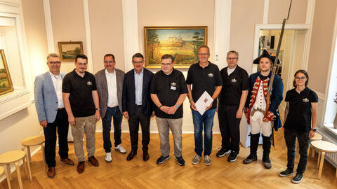 „MP vor Ort“ Dillenburg, Donnerstag, 24. Juli 2025: Besuch Museum Wilhelmsturm Ministerpräsident Boris Rhein während seines Besuchs Museum Wilhelmsturm